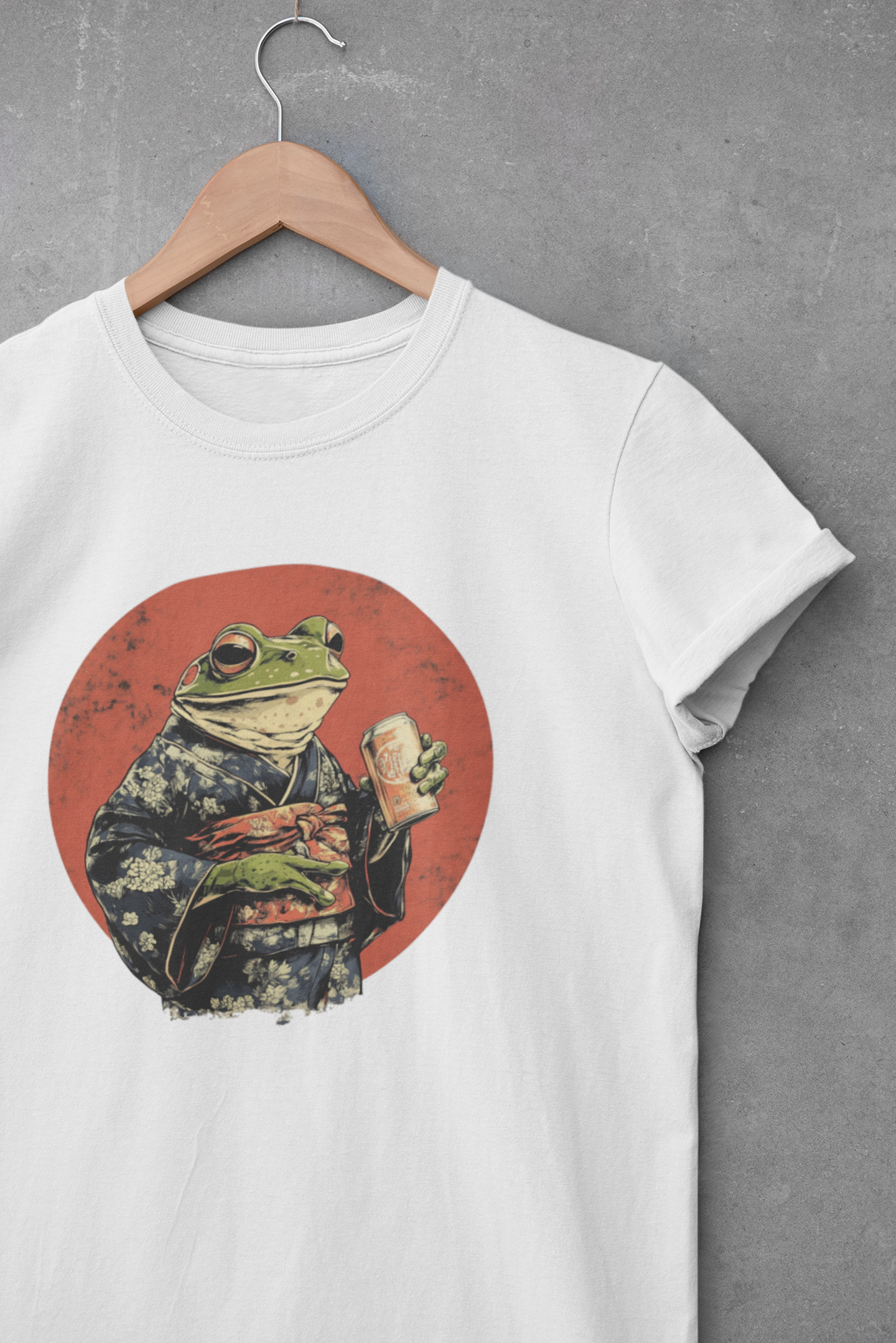 Vintage Samurai Frog: Sunset Soda Edition